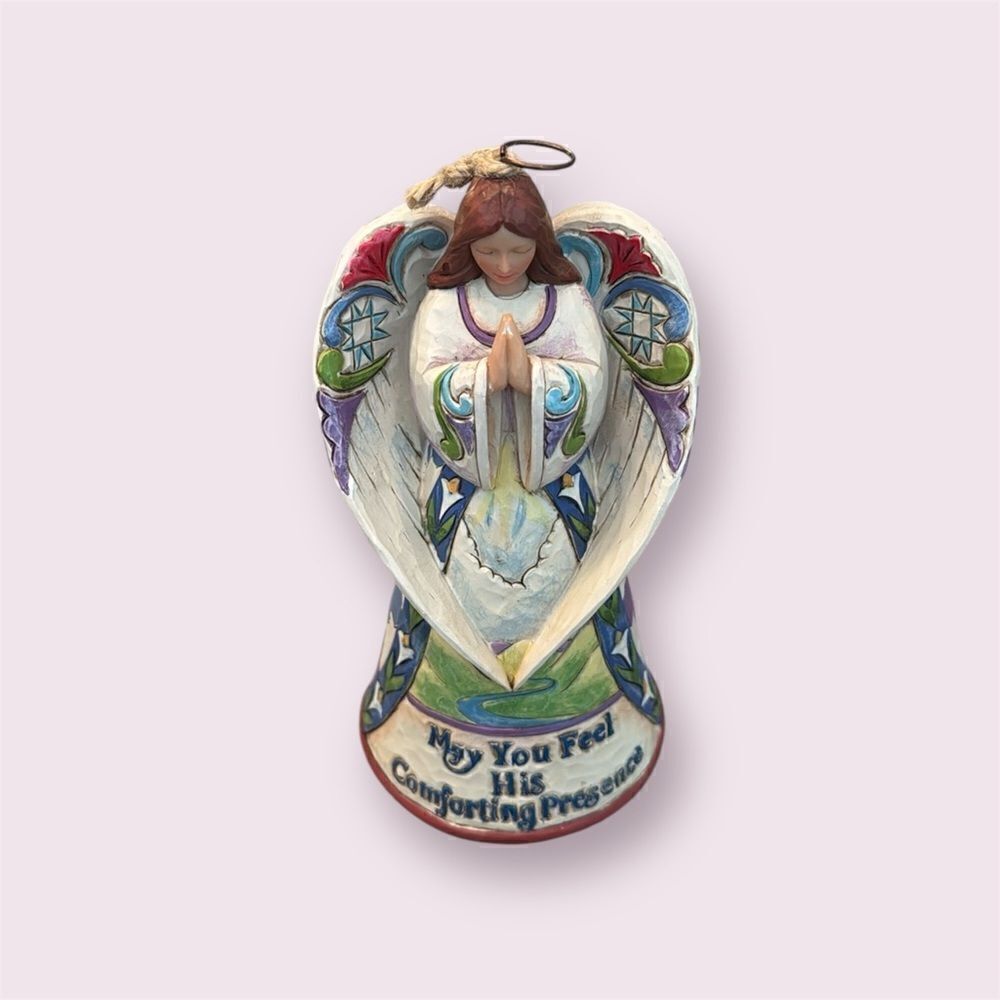 JIM SHORE Heartwood Creek May You Feel His Comforting Presence Angel *NEW*
